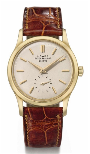 Patek Philippe. A fine and rare 18K gold automatic wristwatch
