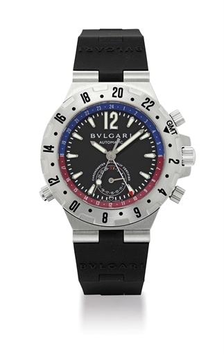 BULGARI, DIAGONO PROFESSIONAL GMT, REF. GMT40 S
