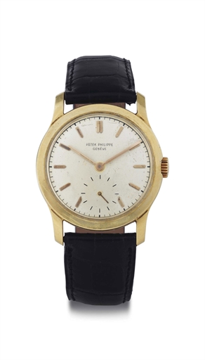 PATEK PHILIPPE. AN 18K GOLD WRISTWATCH