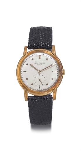 PATEK PHILIPPE. AN 18K GOLD WRISTWATCH