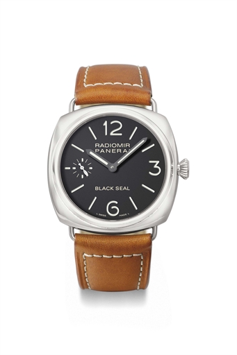Panerai. A stainless steel limited edition cushion-shaped automatic diver's wristwatch
