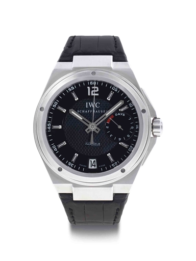 IWC. A Large Stainless Steel Automatic Wristwatch With Date, 7-Day Power Reserve And Center Seconds