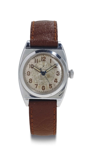 Rolex. A Stainless Steel Wristwatch With Center Seconds