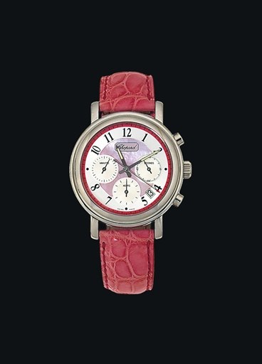 A stainless steel, automatic chronograph Elton John wristwatch, by Chopard