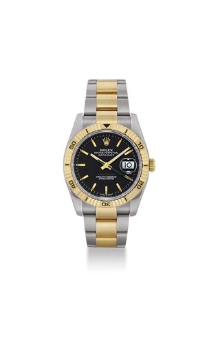 ROLEX. A STAINLESS STEEL AND 18K GOLD LIMITED EDITION WRISTWATCH WITH DATE, MADE FOR THE JAPANESE MARKET