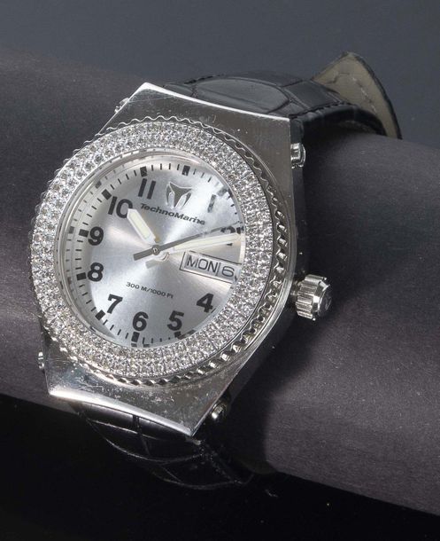 203. TECHNO MARINE,Montre bracelet de dame…