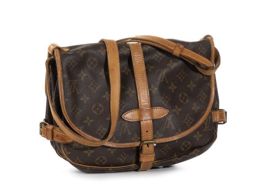 182. Louis VUITTON,Sac SAUMUR, toile Monogram... - Lot 182 - Cornette de Saint Cyr maison de ventes
