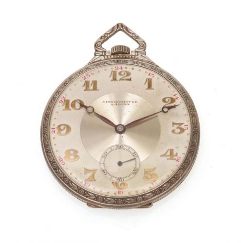 Montre SABINA Chronomètre en argent massif…
