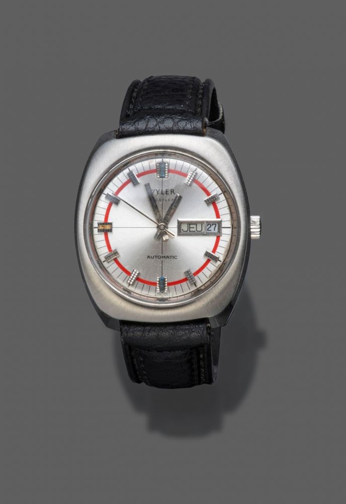149. MONTRE BRACELET D'HOMME, la montre en... - Lot 149 - Cornette de Saint Cyr maison de ventes