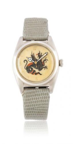 ROLEX BUBBLE BACK «DRAGON» réf. 6050 vers 1948