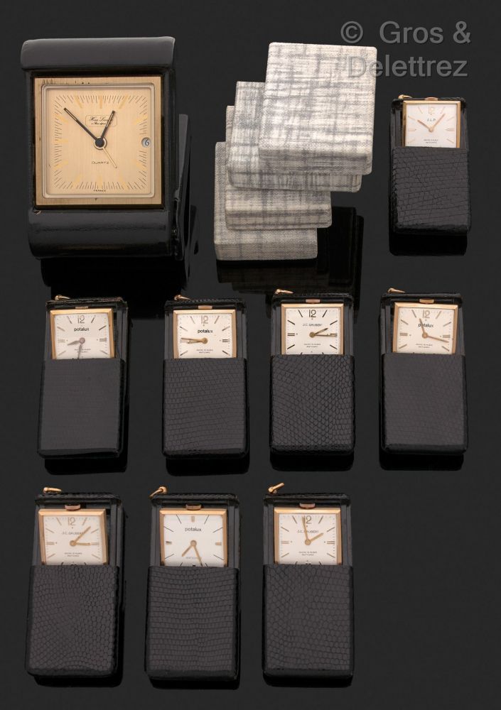 Ensemble de 8 montres de poche moderne à... - Lot 7 - Gros Delettrez