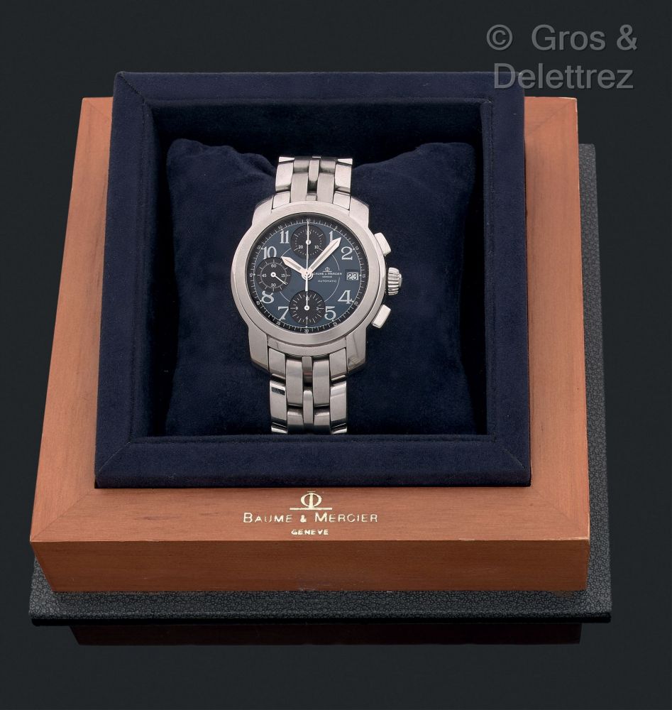 BAUME MERCIER CAPLAND. Ref MVO 45216 N°525891... - Lot 139 - Gros Delettrez