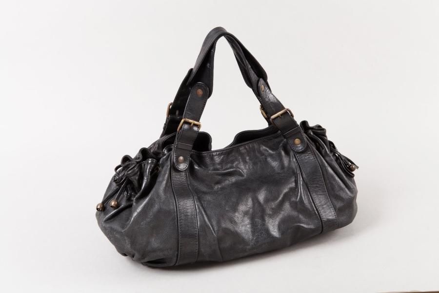 Gerard DAREL;Sac "24h" 38cm en cuir noir,…