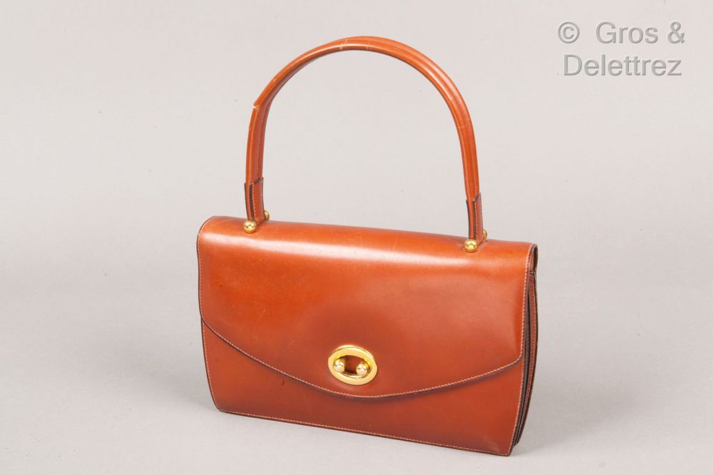 HERMES Paris - Sac Boutonnière 25cm en... - Lot 118 - Gros Delettrez
