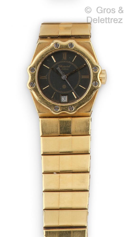 CHOPARD - «Saint Moritz» - Bracelet montre... - Lot 124 - Gros Delettrez