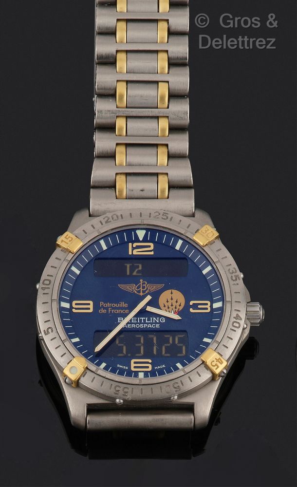 BREITLING - « Aerospace » - Pour la patrouille... - Lot 294 - Gros Delettrez