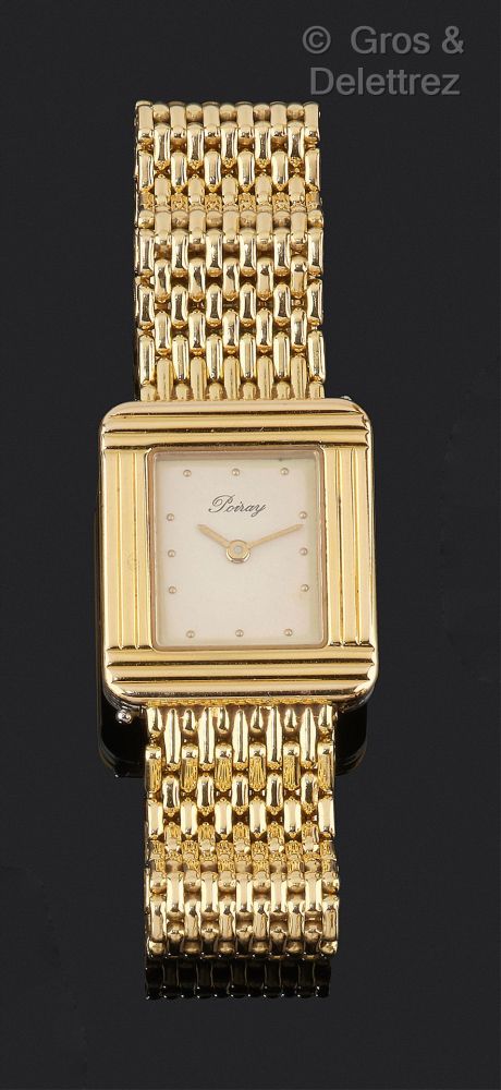POIRAY - «Ma première» - Bracelet-montre... - Lot 426 - Gros Delettrez