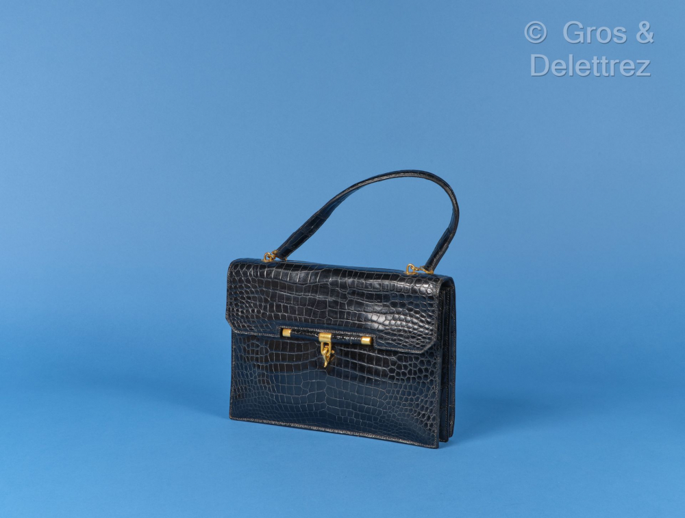  HERMÈS Paris - Sac "Palonnier" 26cm en... - Lot 58 - Gros Delettrez