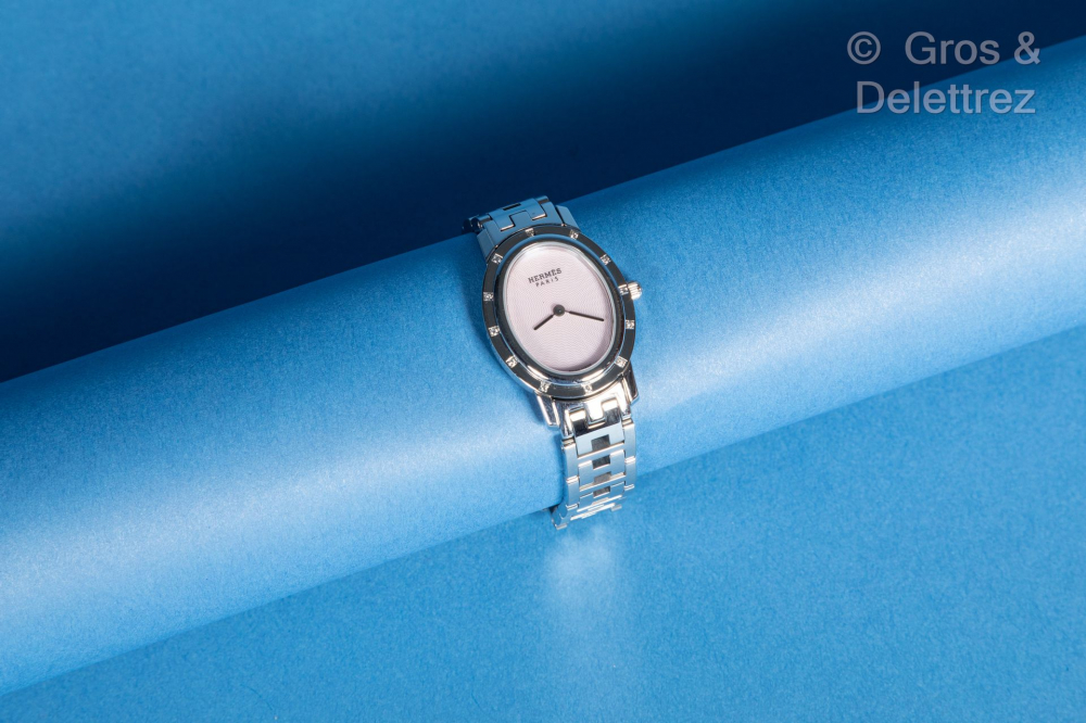 HERMES Paris Swiss made n°CO1.230/2150843... - Lot 306 - Gros Delettrez