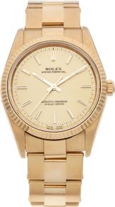 No Shipping into the U.S. - Rolex Ref. 14238 Oyster Perpetual.Gent's Gold Wristwatch, circa 2001....