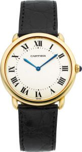 Cartier Ref. 0900 1 Gold Louis Cartier Ronde Solo Gent's.Wristwatch, circa 1994....