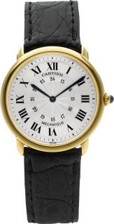 Cartier Ref. 0900 1 Gold Louis Cartier Ronde Solo Gent's.Wristwatch....