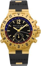 Bulgari Gold Diagono Professional GMT 40 G Automatic Chronometer....