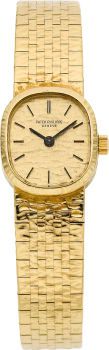 Patek Philippe Ref. 4106/1 Lady's Gold Bracelet Watch, circa 1969....