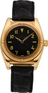Rolex Ref. 3725 Rose Gold Steel Bubbleback, circa 1944....