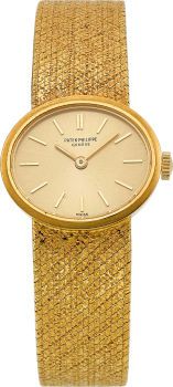 Patek Philippe Ref. 3349/1 Lady's Gold Wristwatch, circa 1970's....