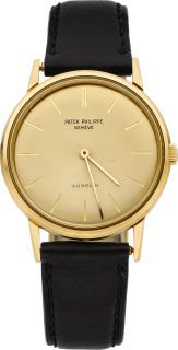 Patek Philippe Ref. 3416 Fine Yellow Gold Wristwatch For Gubelin.circa 1965....