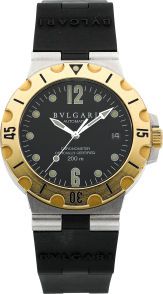 Bulgari SD 38 SG Steel Gold Diagono Professional....