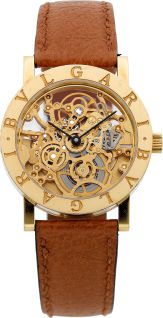 Bulgari Ref. BB 33 GL SK Fine 18k Gold Skeletonized Automatic....