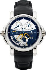 Ulysse Nardin Ref. 660-88 White Gold Sonata Cathedral Dual Time.Alarm, circa 2004....