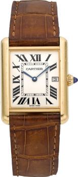 Cartier Ref. 2441 Gent's Gold Tank Wristwatch....