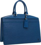 Louis Vuitton Blue Epi Leather Riviera Bag.
