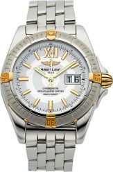 Breitling Ref. A49350 Steel Automatic Chronometer With.Mother-Of-Pearl Dial....
