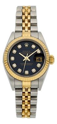 Rolex Ref. 79173 Lady's Two Tone Diamond Dial Datejust, circa 2001....