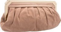 Bally Tan Suede Clutch Bag. Excellent to Pristine Condition..14 Width x 7 Height x 2 Depth....