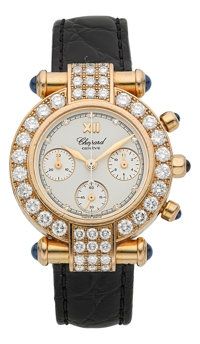 Chopard Imperiale Chronograph 18k Gold Diamond Lady's.Wristwatch Ref. 38/3168-23....
