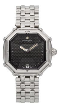 Gerald Genta Success Heavy 18k White Gold Automatic Octagonal.Bracelet Watch Ref. G3486.7....
