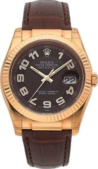 Rolex Ref. 116138 Unused Gold Oyster Perpetual Datejust....