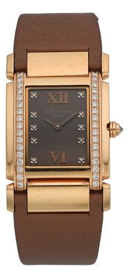 Patek Philippe Ref. 4920R Fine Lady's Rose Gold Twenty-4 Diamond.Wristwatch....