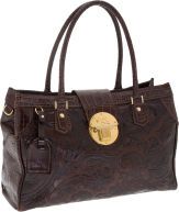 Etro Tooled Leather Pressed Crocodile Large Tote.... (Total.2 Items)