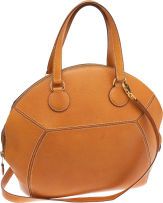 Hermes Natural Peau Porc Leather Rare Ile de Shiki Bag with Gold.Hardware....