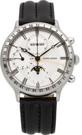 Georg Jensen Design 382 Bo Bonfils Automatic Chronograph with.Triple Calendar, Moon Phase 24 Hour Indication....