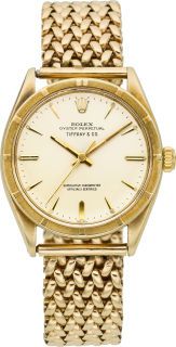 Rolex Ref. 1007 Gold Oyster Perpetual For Tiffany Co., circa.1950's....