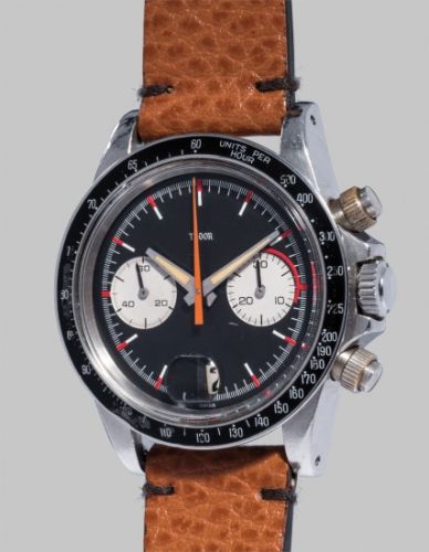Tudor Follow;Ref. 7032/0;A rare stainless steel chronograph wristwatch with date, accompanied by an additional prototype dial