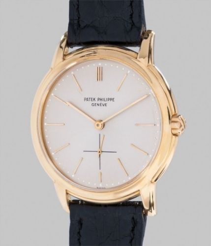 Patek Philippe Follow;Ref. 3433;A very elegant yellow gold wristwatch with fluted lugs
