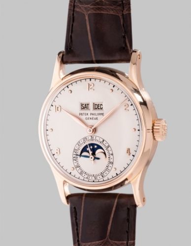 Patek Philippe Follow;Ref. 1526;A very attractive and extremely rare pink gold perpetual calendar wristwatch with moonphases